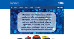 Desktop Screenshot of iveco.motoeste.com.br