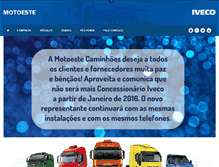 Tablet Screenshot of iveco.motoeste.com.br